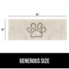 image:imageGORILLA GRIP SoakSTOPPER Dog Door Mat Machine Wash and Dry 24x17 GrayCream