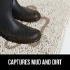 image:imageGORILLA GRIP SoakSTOPPER Dog Door Mat Machine Wash and Dry 24x17 GrayCream