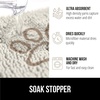 image:imageGORILLA GRIP SoakSTOPPER Dog Door Mat Machine Wash and Dry 24x17 GrayCream