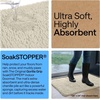 image:imageGORILLA GRIP SoakSTOPPER Dog Door Mat Machine Wash and Dry 24x17 GrayCream