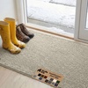 image:imageGORILLA GRIP SoakSTOPPER Dog Door Mat Machine Wash and Dry 24x17 GrayCream