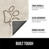 image:imageGORILLA GRIP SoakSTOPPER Dog Door Mat Machine Wash and Dry 24x17 GrayCream