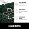 image:imageGORILLA GRIP SoakSTOPPER Dog Door Mat Machine Wash and Dry 24x17 GrayDeep Green