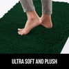 image:imageGORILLA GRIP SoakSTOPPER Dog Door Mat Machine Wash and Dry 24x17 GrayDeep Green