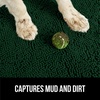 image:imageGORILLA GRIP SoakSTOPPER Dog Door Mat Machine Wash and Dry 24x17 GrayDeep Green