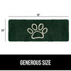 image:imageGORILLA GRIP SoakSTOPPER Dog Door Mat Machine Wash and Dry 24x17 GrayDeep Green