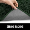 image:imageGORILLA GRIP SoakSTOPPER Dog Door Mat Machine Wash and Dry 24x17 GrayDeep Green
