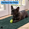 image:imageGORILLA GRIP SoakSTOPPER Dog Door Mat Machine Wash and Dry 24x17 GrayDeep Green
