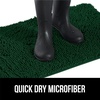 image:imageGORILLA GRIP SoakSTOPPER Dog Door Mat Machine Wash and Dry 24x17 GrayDeep Green