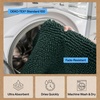 image:imageGORILLA GRIP SoakSTOPPER Dog Door Mat Machine Wash and Dry 24x17 GrayDeep Green