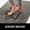 image:imageGORILLA GRIP SoakSTOPPER Dog Door Mat Machine Wash and Dry 24x17 GrayGrey