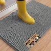 image:imageGORILLA GRIP SoakSTOPPER Dog Door Mat Machine Wash and Dry 24x17 GrayGrey