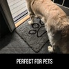 image:imageGORILLA GRIP SoakSTOPPER Dog Door Mat Machine Wash and Dry 24x17 GrayGrey