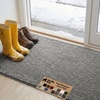 image:imageGORILLA GRIP SoakSTOPPER Dog Door Mat Machine Wash and Dry 24x17 GrayGrey