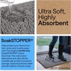 image:imageGORILLA GRIP SoakSTOPPER Dog Door Mat Machine Wash and Dry 24x17 GrayGrey