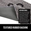 image:imageGORILLA GRIP SoakSTOPPER Dog Door Mat Machine Wash and Dry 24x17 GrayGrey