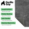 image:imageGORILLA GRIP SoakSTOPPER Dog Door Mat Machine Wash and Dry 24x17 GrayGrey