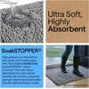 image:imageGORILLA GRIP SoakSTOPPER Dog Door Mat Machine Wash and Dry 24x17 GrayGrey