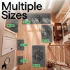 image:imageGORILLA GRIP SoakSTOPPER Dog Door Mat Machine Wash and Dry 24x17 GrayGrey