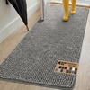 image:imageGORILLA GRIP SoakSTOPPER Dog Door Mat Machine Wash and Dry 24x17 GrayGrey