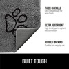 image:imageGORILLA GRIP SoakSTOPPER Dog Door Mat Machine Wash and Dry 24x17 GrayGrey