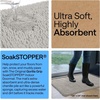 image:imageGORILLA GRIP SoakSTOPPER Dog Door Mat Machine Wash and Dry 24x17 GrayLight Gray