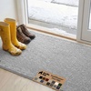 image:imageGORILLA GRIP SoakSTOPPER Dog Door Mat Machine Wash and Dry 24x17 GrayLight Gray
