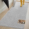 image:imageGORILLA GRIP SoakSTOPPER Dog Door Mat Machine Wash and Dry 24x17 GrayLight Gray