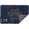 image:imageGORILLA GRIP SoakSTOPPER Dog Door Mat Machine Wash and Dry 24x17 GrayNavy