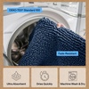 image:imageGORILLA GRIP SoakSTOPPER Dog Door Mat Machine Wash and Dry 24x17 GrayNavy
