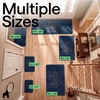 image:imageGORILLA GRIP SoakSTOPPER Dog Door Mat Machine Wash and Dry 24x17 GrayNavy