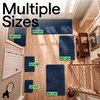 image:imageGORILLA GRIP SoakSTOPPER Dog Door Mat Machine Wash and Dry 24x17 GrayNavy
