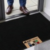 image:imageGORILLA GRIP Traffic Guard Indoor Outdoor Heavy Duty Door Mat 29x17 BlackBlack