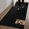image:imageGORILLA GRIP Traffic Guard Indoor Outdoor Heavy Duty Door Mat 29x17 BlackBlack