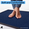 image:imageGORILLA GRIP Traffic Guard Indoor Outdoor Heavy Duty Door Mat 29x17 BlackBlue