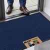 image:imageGORILLA GRIP Traffic Guard Indoor Outdoor Heavy Duty Door Mat 29x17 BlackBlue