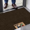 image:imageGORILLA GRIP Traffic Guard Indoor Outdoor Heavy Duty Door Mat 29x17 BlackBrown
