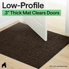 image:imageGORILLA GRIP Traffic Guard Indoor Outdoor Heavy Duty Door Mat 29x17 BlackBrown