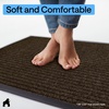 image:imageGORILLA GRIP Traffic Guard Indoor Outdoor Heavy Duty Door Mat 29x17 BlackBrown