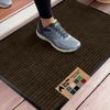image:imageGORILLA GRIP Traffic Guard Indoor Outdoor Heavy Duty Door Mat 29x17 BlackBrown