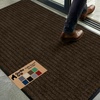 image:imageGORILLA GRIP Traffic Guard Indoor Outdoor Heavy Duty Door Mat 29x17 BlackBrown