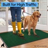 image:imageGORILLA GRIP Traffic Guard Indoor Outdoor Heavy Duty Door Mat 29x17 BlackGreen