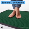 image:imageGORILLA GRIP Traffic Guard Indoor Outdoor Heavy Duty Door Mat 29x17 BlackGreen