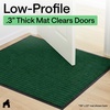 image:imageGORILLA GRIP Traffic Guard Indoor Outdoor Heavy Duty Door Mat 29x17 BlackGreen