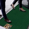 image:imageGORILLA GRIP Traffic Guard Indoor Outdoor Heavy Duty Door Mat 29x17 BlackGreen