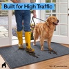 image:imageGORILLA GRIP Traffic Guard Indoor Outdoor Heavy Duty Door Mat 29x17 BlackGrey