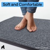 image:imageGORILLA GRIP Traffic Guard Indoor Outdoor Heavy Duty Door Mat 29x17 BlackGrey
