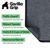 image:imageGORILLA GRIP Traffic Guard Indoor Outdoor Heavy Duty Door Mat 29x17 BlackGrey
