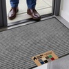 image:imageGORILLA GRIP Traffic Guard Indoor Outdoor Heavy Duty Door Mat 29x17 BlackGrey