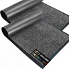 image:imageGORILLA GRIP Traffic Guard Indoor Outdoor Heavy Duty Door Mat 29x17 BlackGrey